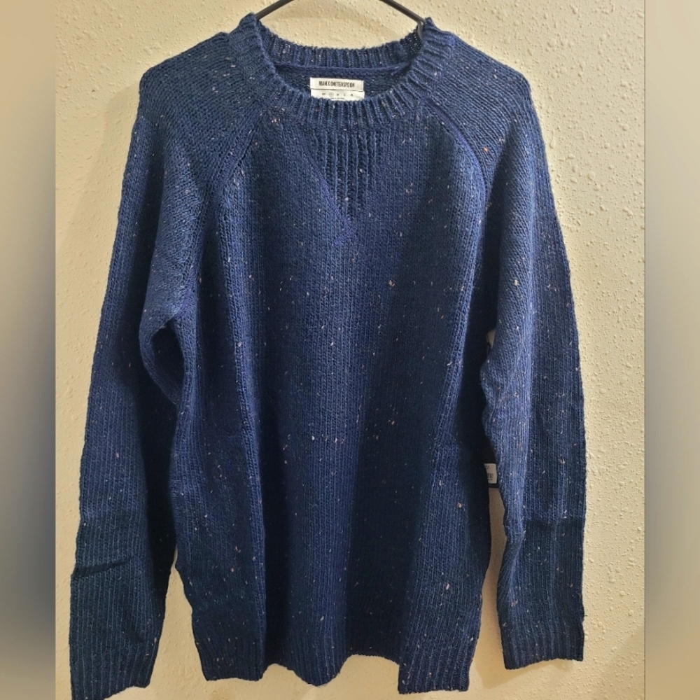Man X OneTeaspoon Mr James Knit Sweater, Size Small